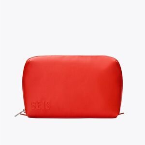 BÉIS Medium Cosmetic Pouch in Flame